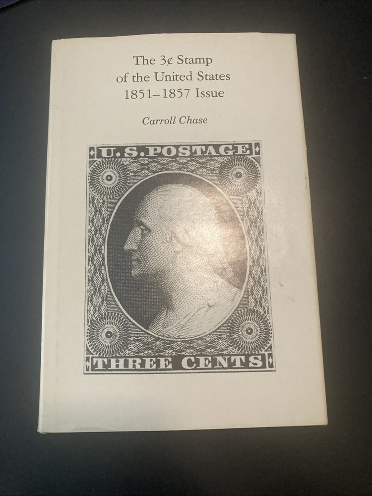 Vintage 1975 The 3 Cent Stamp of the United States Carroll Chase book Quarterman