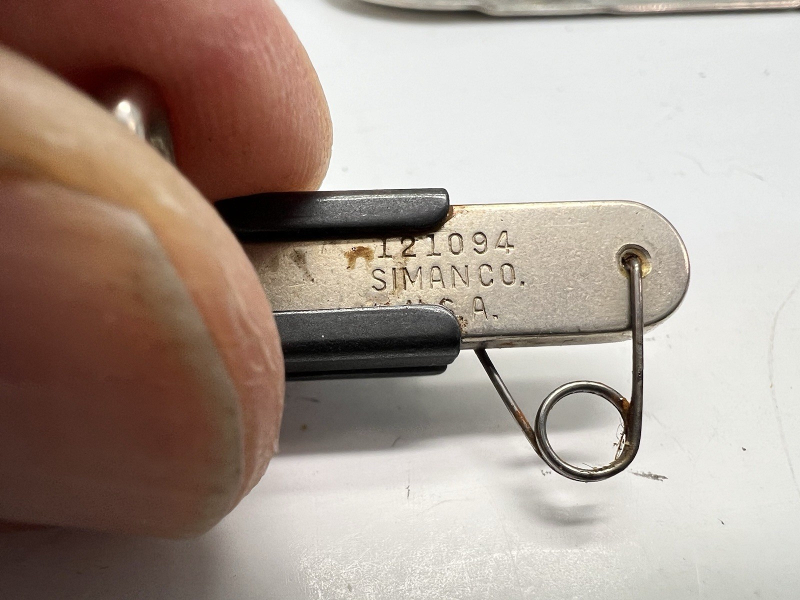 Singer Ball Bearing Hand Operated Pinking Machine 121379 Pinker 1935 + Accessori