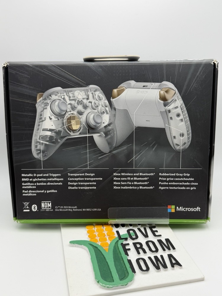 New Microsoft Xbox Wireless Controller, Ghost Cipher Special Edition (QAU-00157)