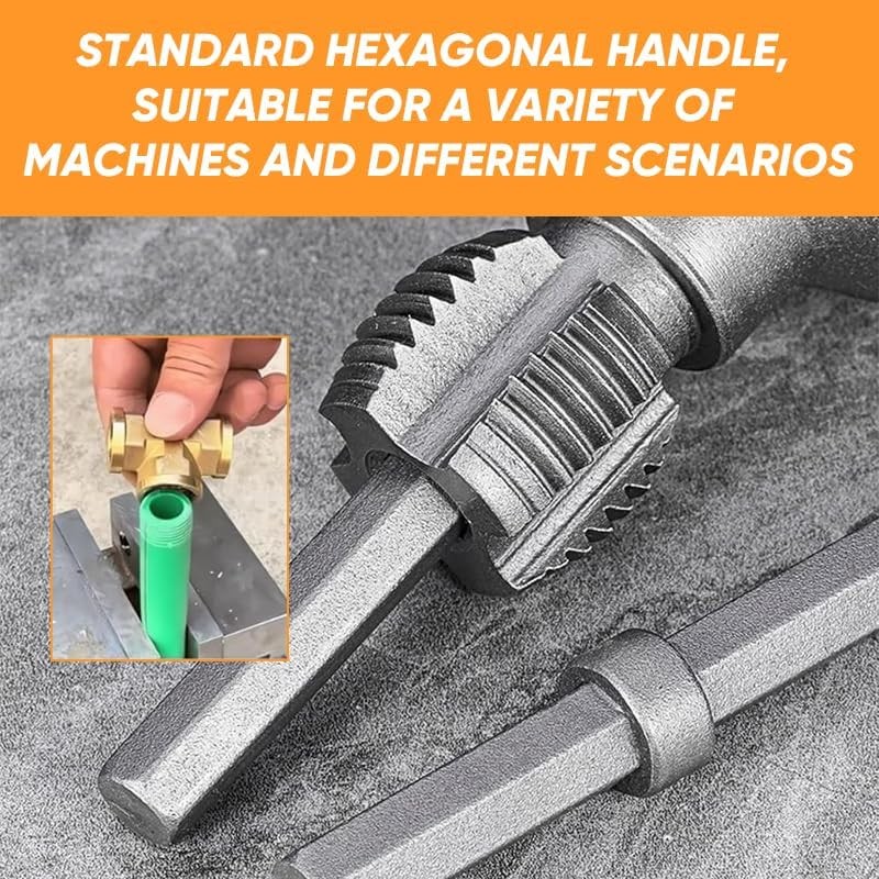 Pipe Thread Cutting Tool,2 Pcs Integrated Internal,External Pipe Threading Tool