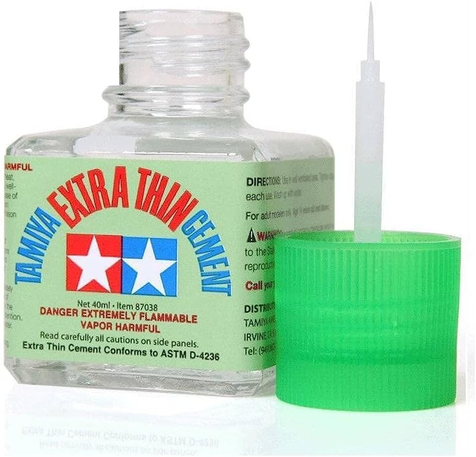 Tamiya Extra Thin Cement 40 ml - Plastic Model Cement - #87038