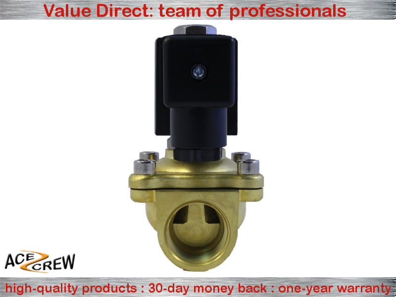 3/4 inch 110V-120V AC Brass Electric Solenoid Valve NPT Gas Water Air N/C