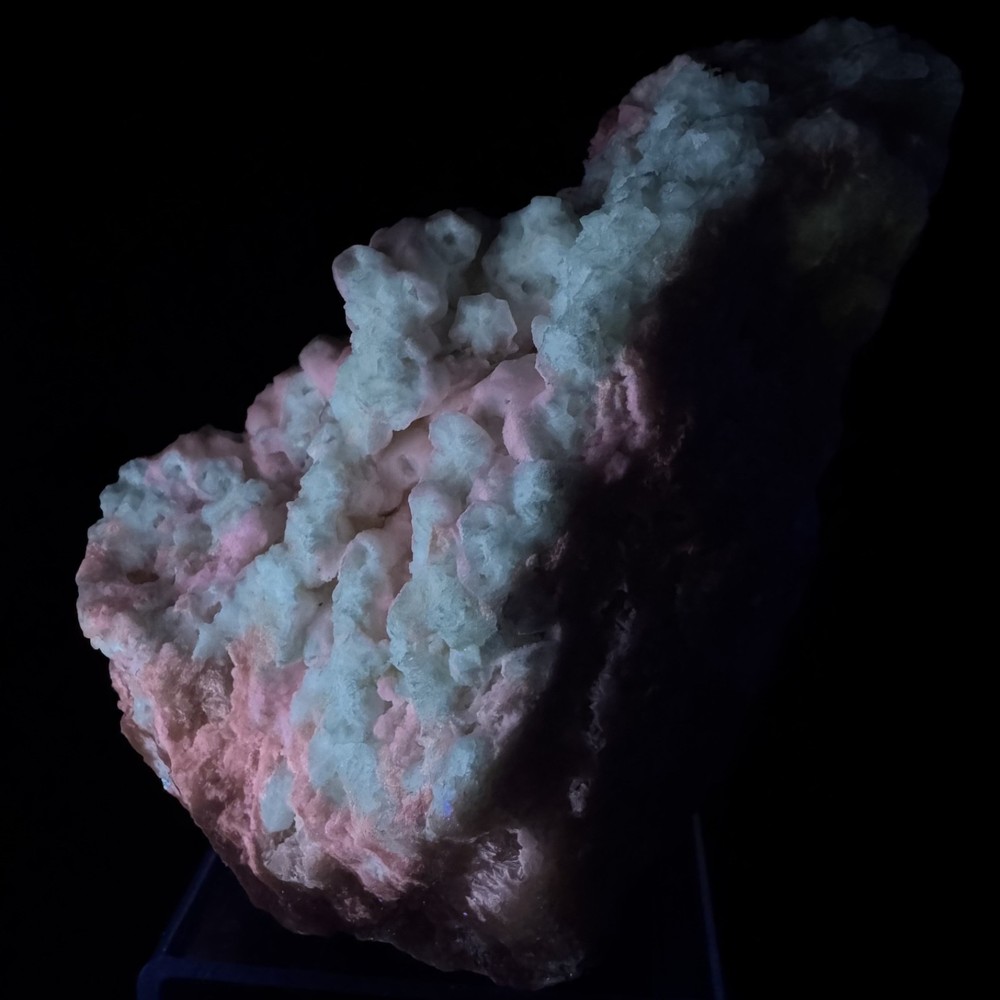 Large Solid Fluorescent Barytocalcite, Witherite, Baryte: Rampgill Mine, England