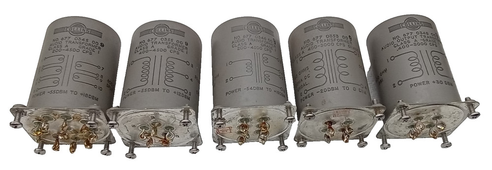 LOT 5 QTY  Collins  /  UTC ????  Audio  Transformers