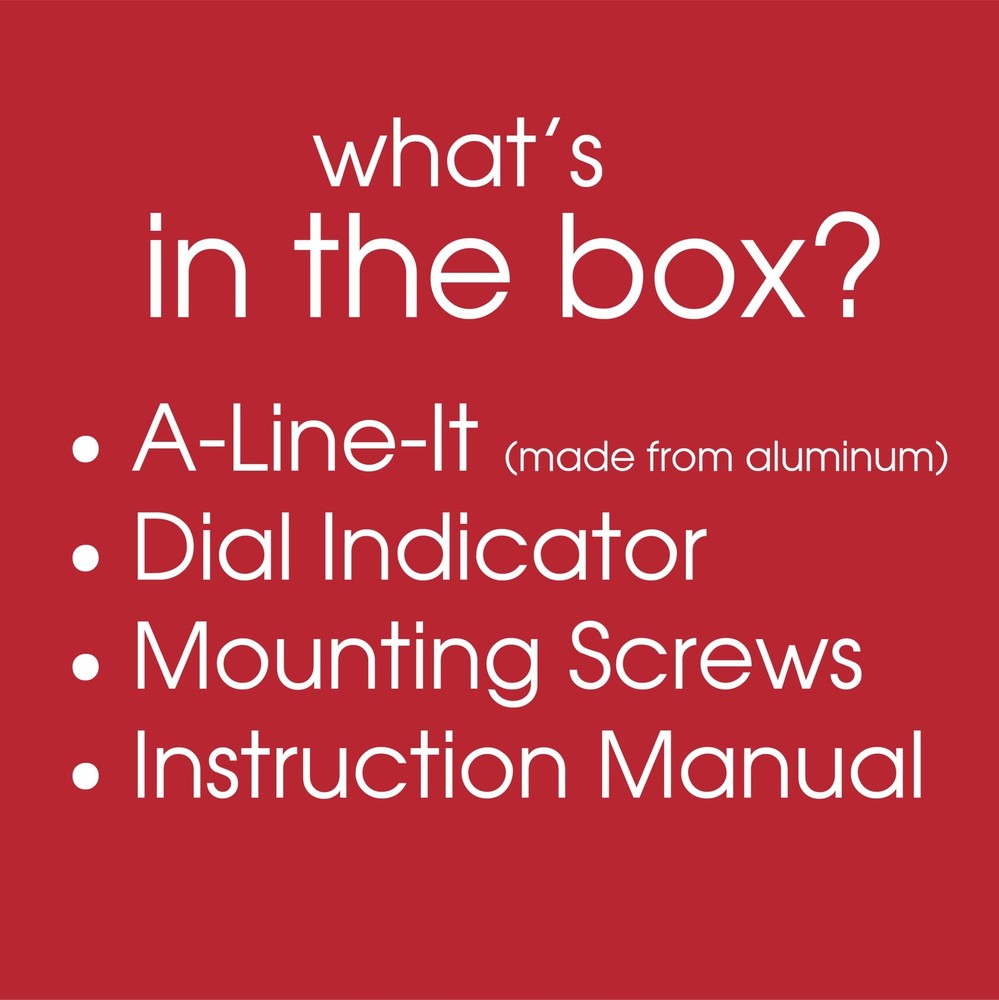 Peachtree Woodworking Supply A Line It Basic, Table Saw Alignment A-Line-It