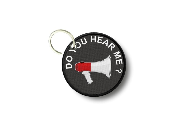 Keychain Round Printed Double Sided Do You Ear Me