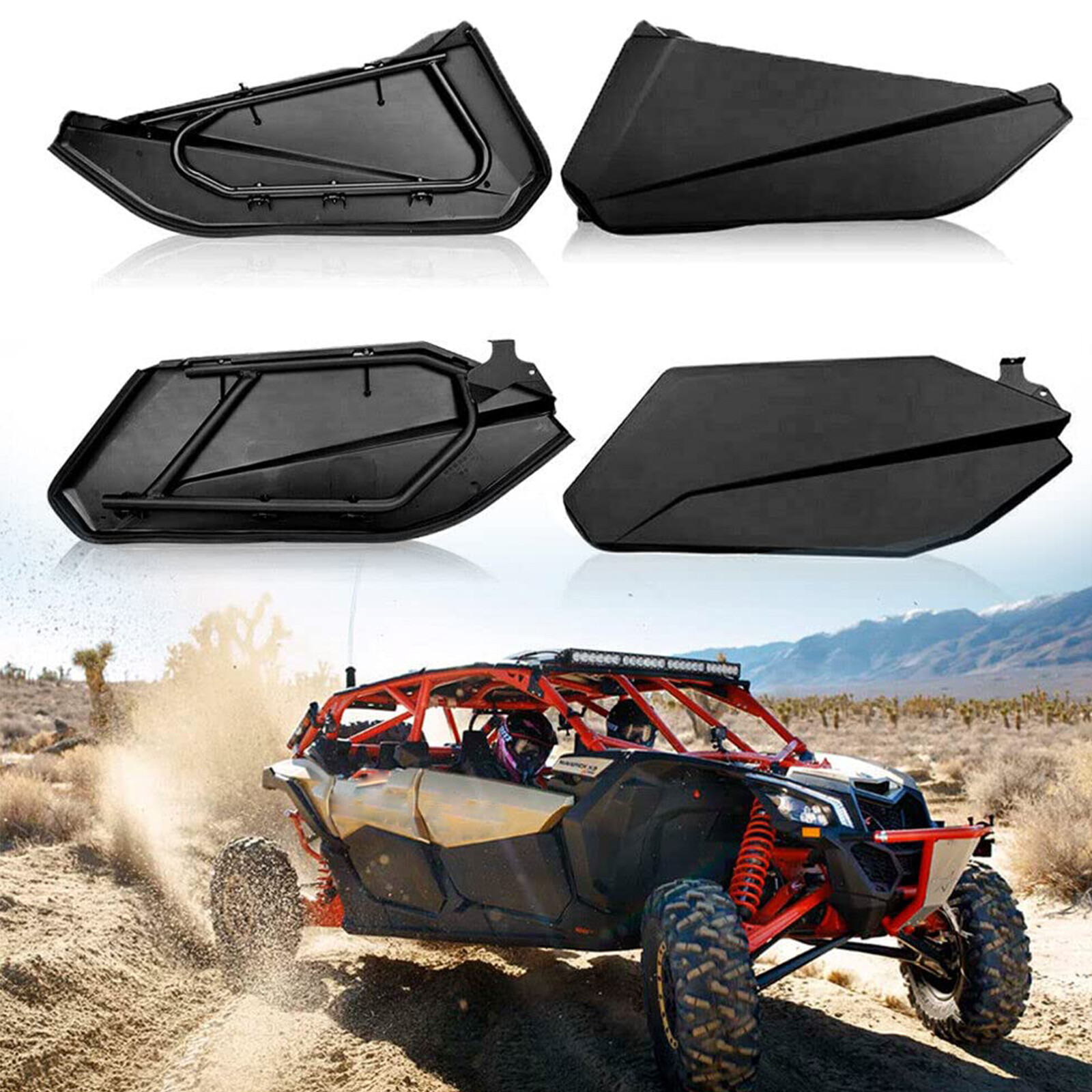 KEMIMOTO Lower Door Panels For Can Am Maverick X3 Max RS DS 2017-2024 715003751