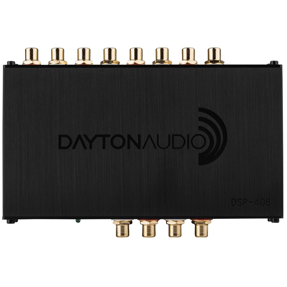 Compact DSP-408 Digital Signal Processor with Built-In EQ & User-Friendly GUI