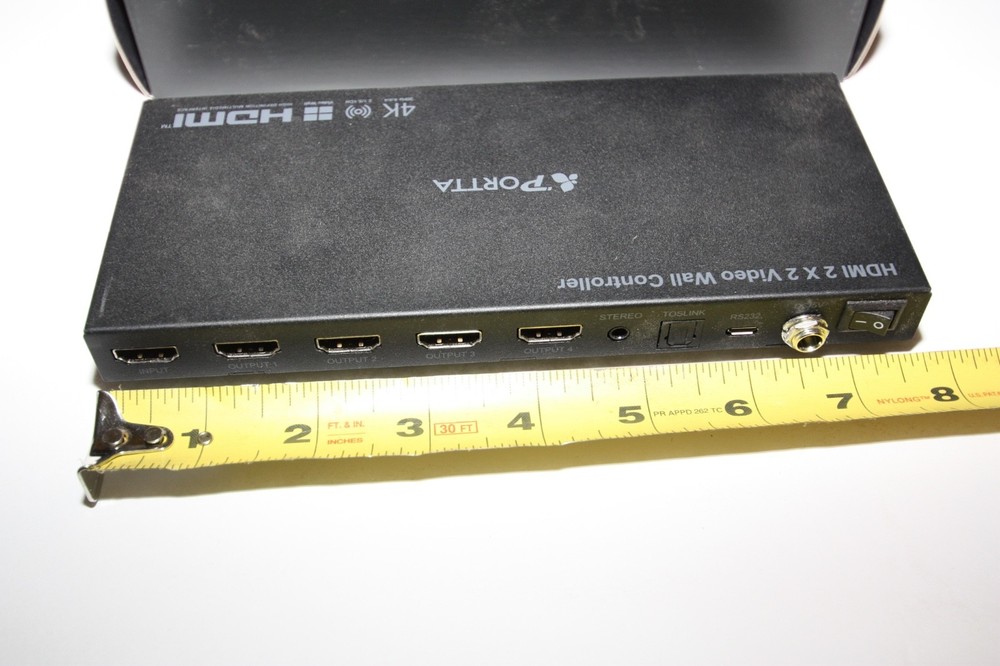 2x2 Video Wall Controller 4K HDMI Processor 4-Channel Splicing Portta