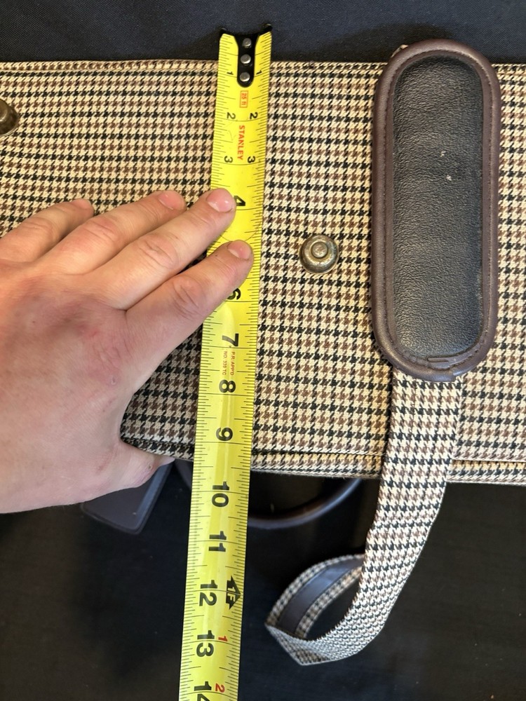 Chaps brand houndstooth weekender / duffel bag READ DESCRIPTION!