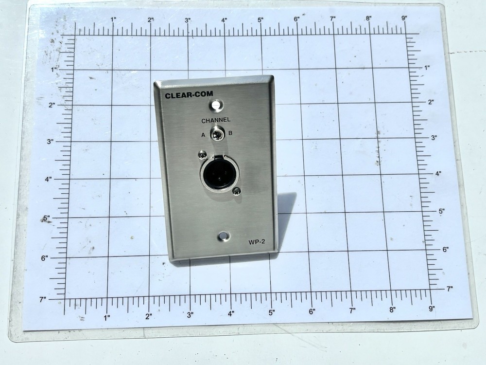 Clear-Com WP-2 Two-Channel Selectable Encore Intercom Wall Plate