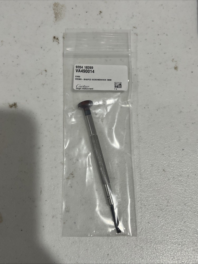 Cartier Screw Driver With Cross Blade Authentic Tool