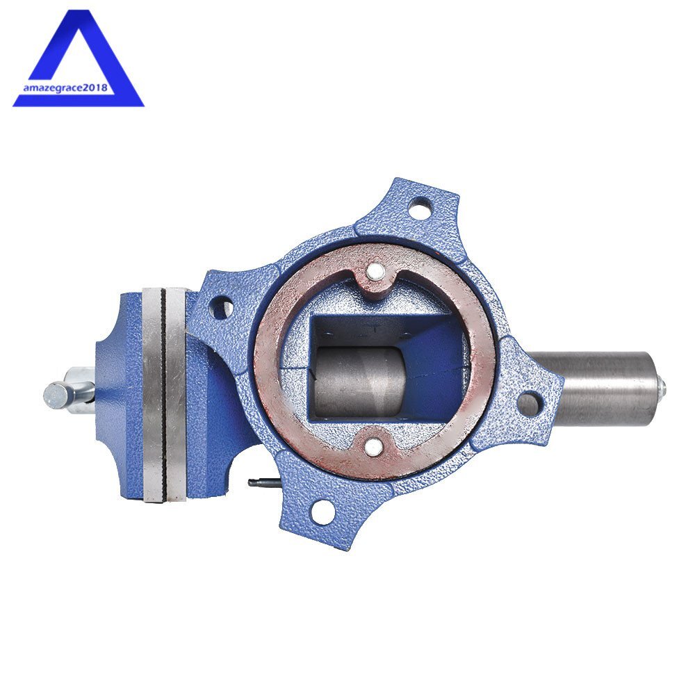 5" Heavy Duty Swivel Multi-Purpose Rotating Bench Vise 360 Degrees Rotation