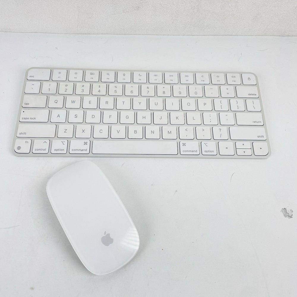 Apple Magic Keyboard A2450 + Magic Mouse 2 A1657 White – Tested