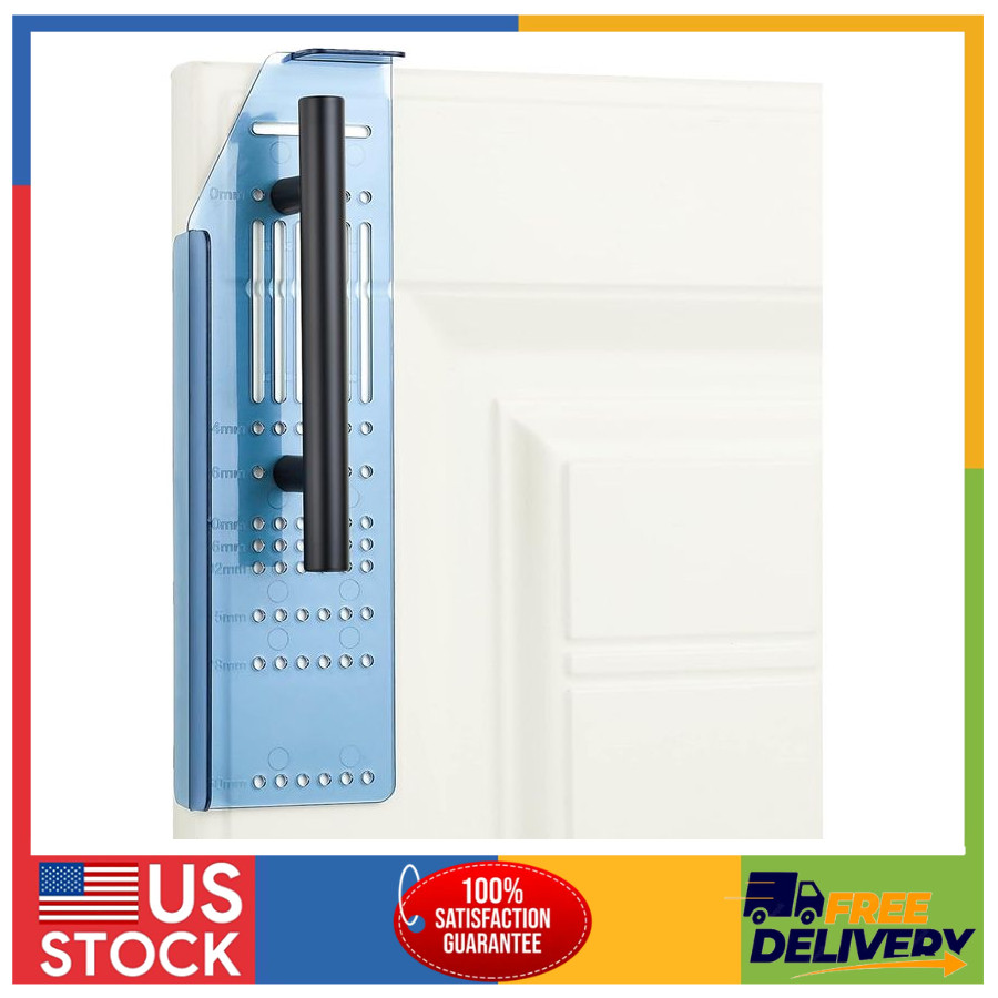 Cabinet Hardware Jig Drill Template for Knobs and Handles Drawer Pull Guide Tool