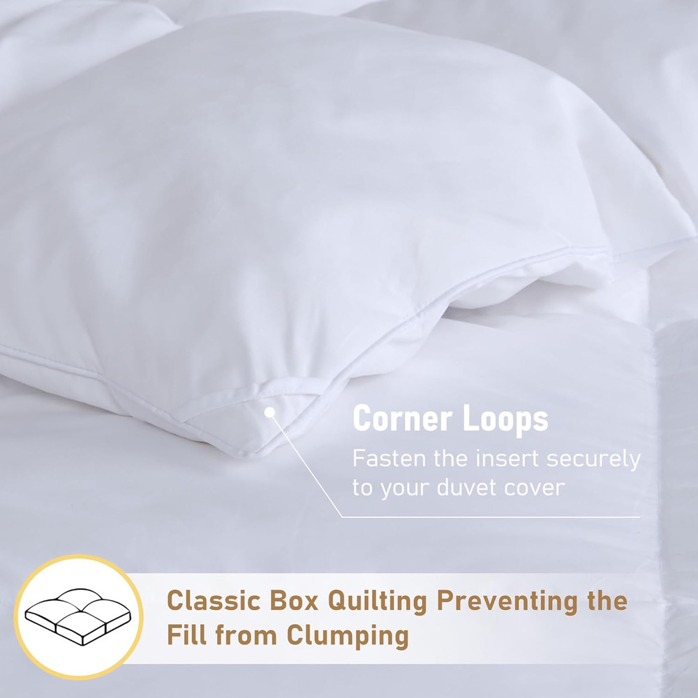True North Oversized King Comforter Set - Heavyweight Goose Down Bedding