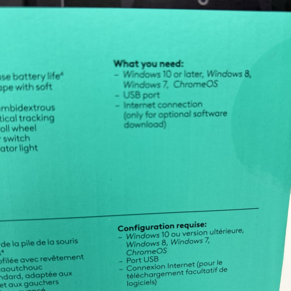 Logitech Advanced MK540 Keyboard Mouse Combo New