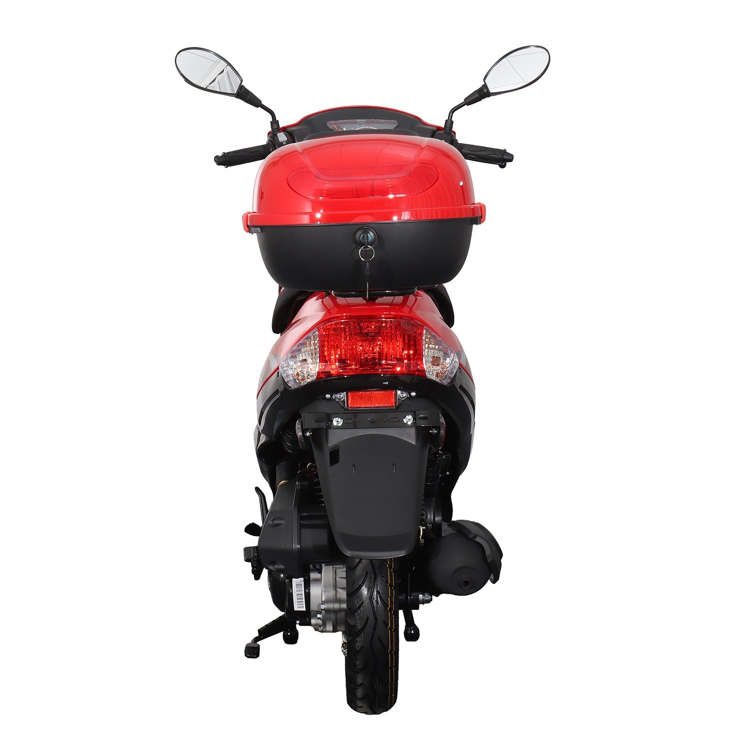 X-PRO Maui 50cc Gas Scooter Moped with 10" Aluminum Wheels, Electric/Kick Start