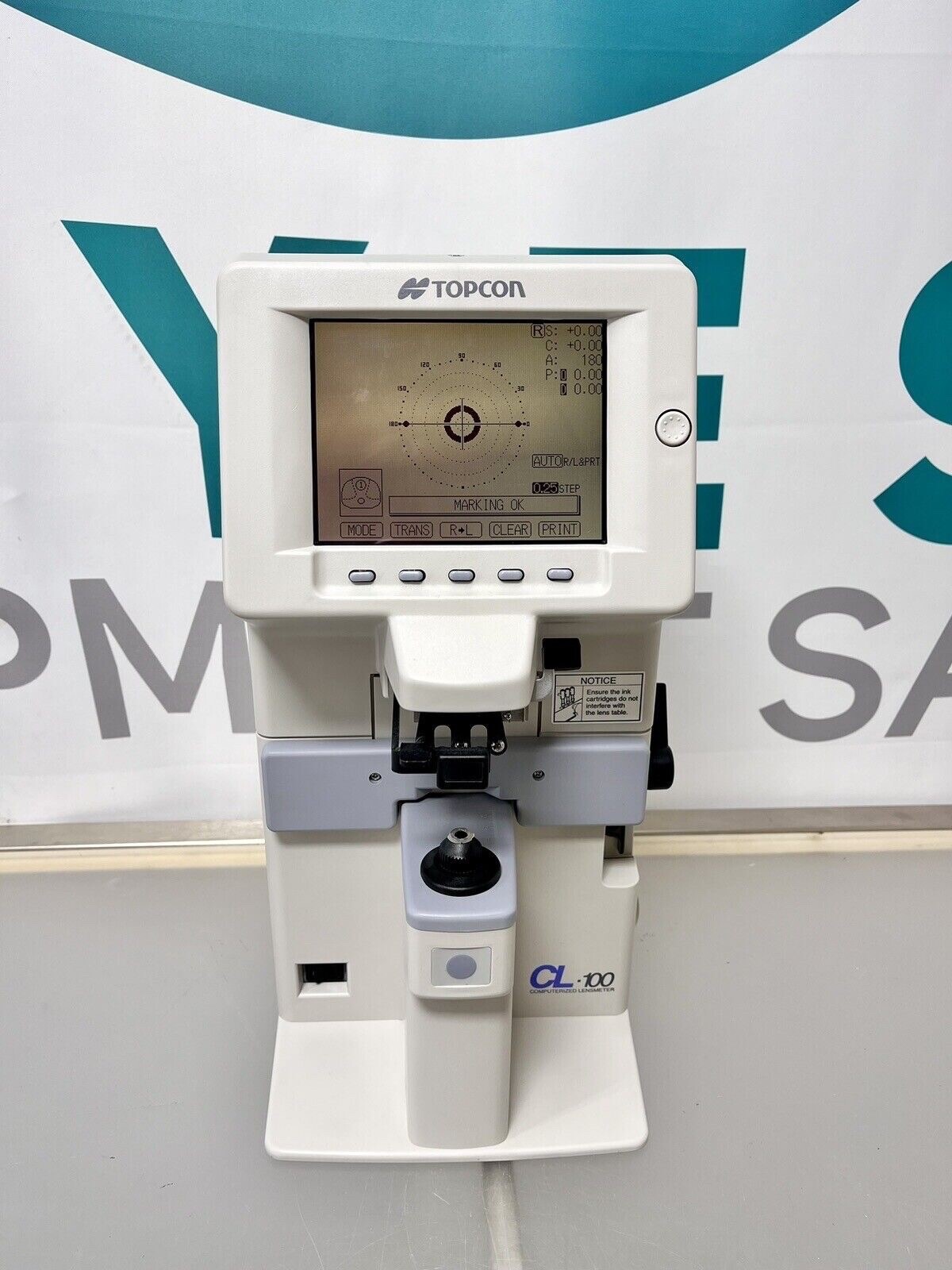 Topcon CL-100 Auto Lensmeter with Built-in Printer