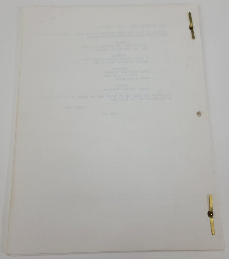 AIRWOLF / Katharyn Powers 1985 TV Script, Jan-Michael Vincent "Desperate Monday"