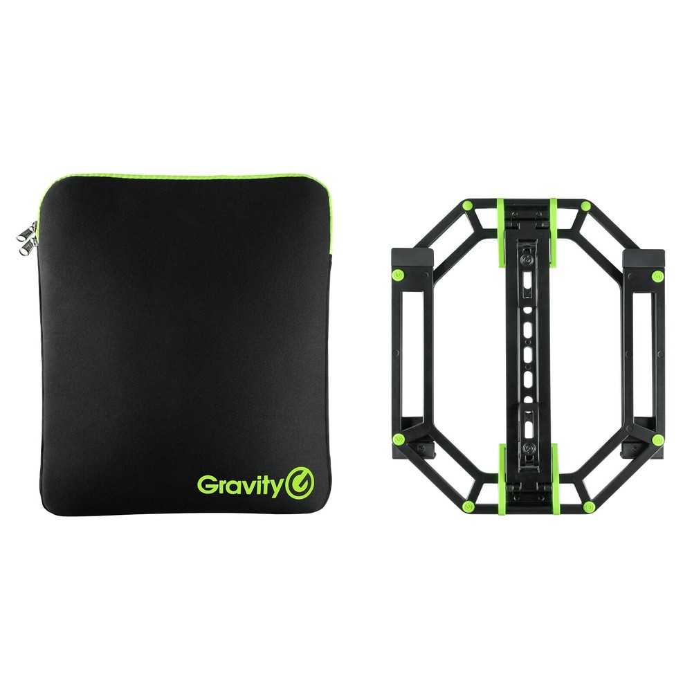 Gravity GLTS01BSET1 Adjustable stand for Laptops & Controllers w Protection Bag