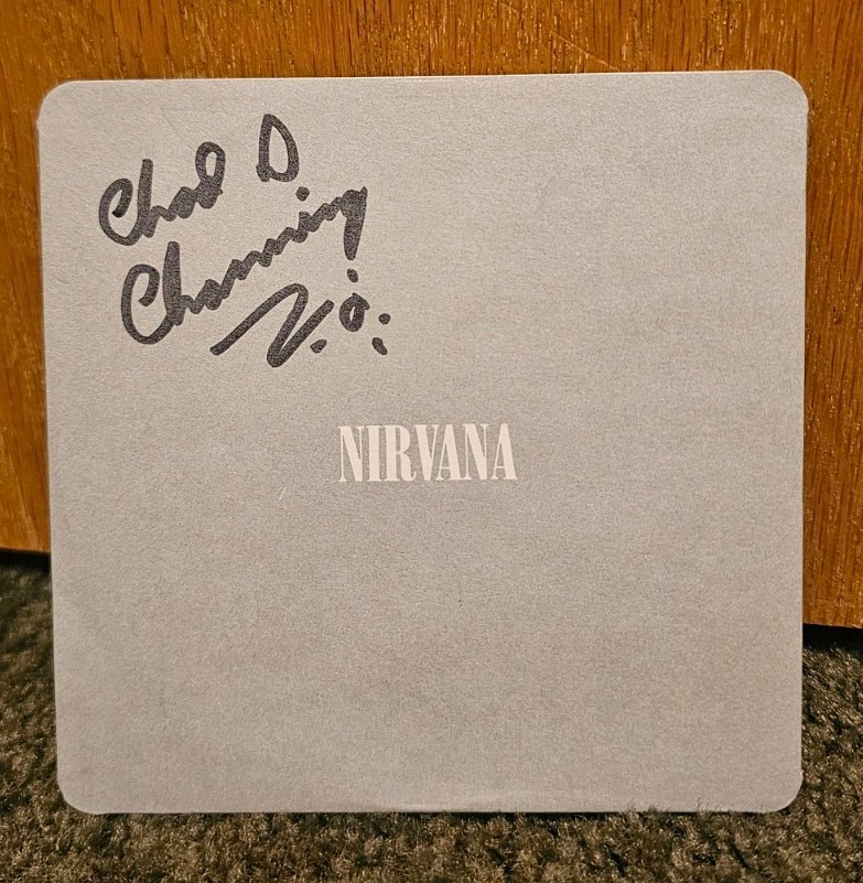 Chad Channing NIRVANA Signed Autograph Bleach CD Cover!