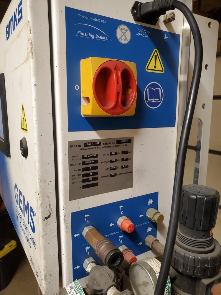 Binks GEMS E2L-121101 2k Component Mixer, 110-230V, Electrical