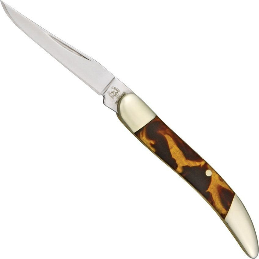 Texas Toothpick Pocket knife tortoise shell handle Mini Rough Ryder