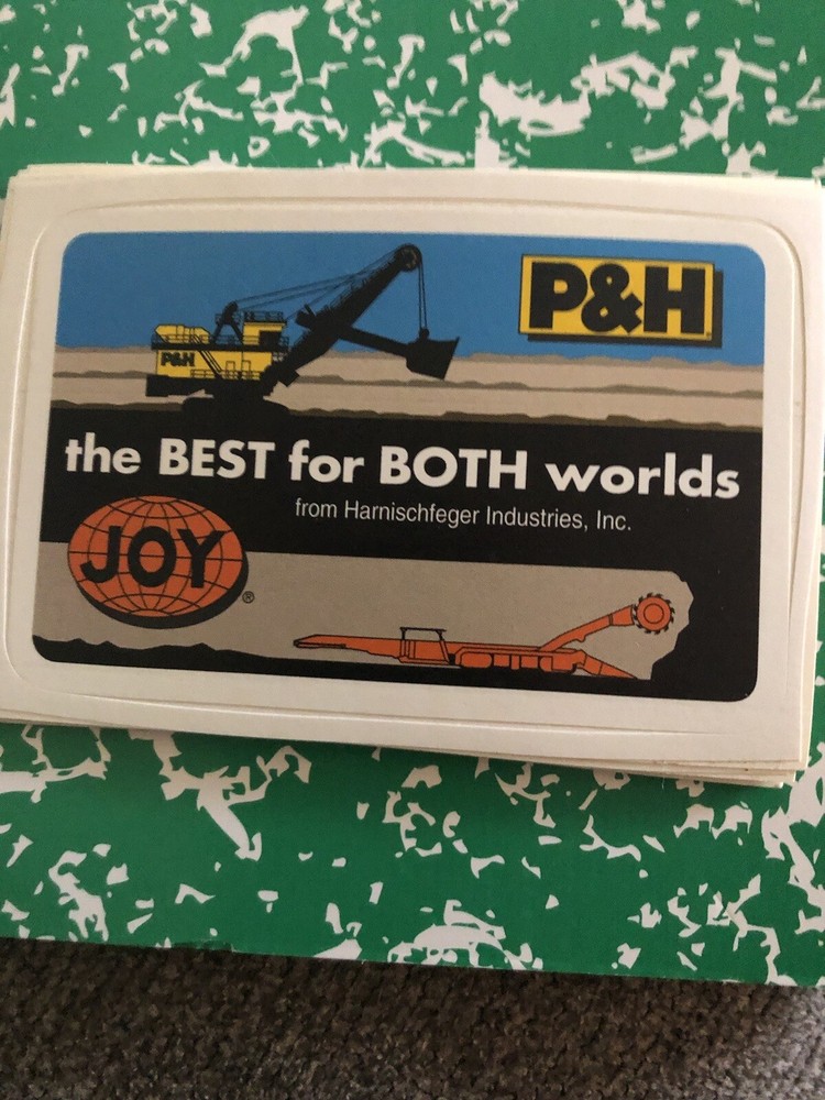 joy coal mining stickers