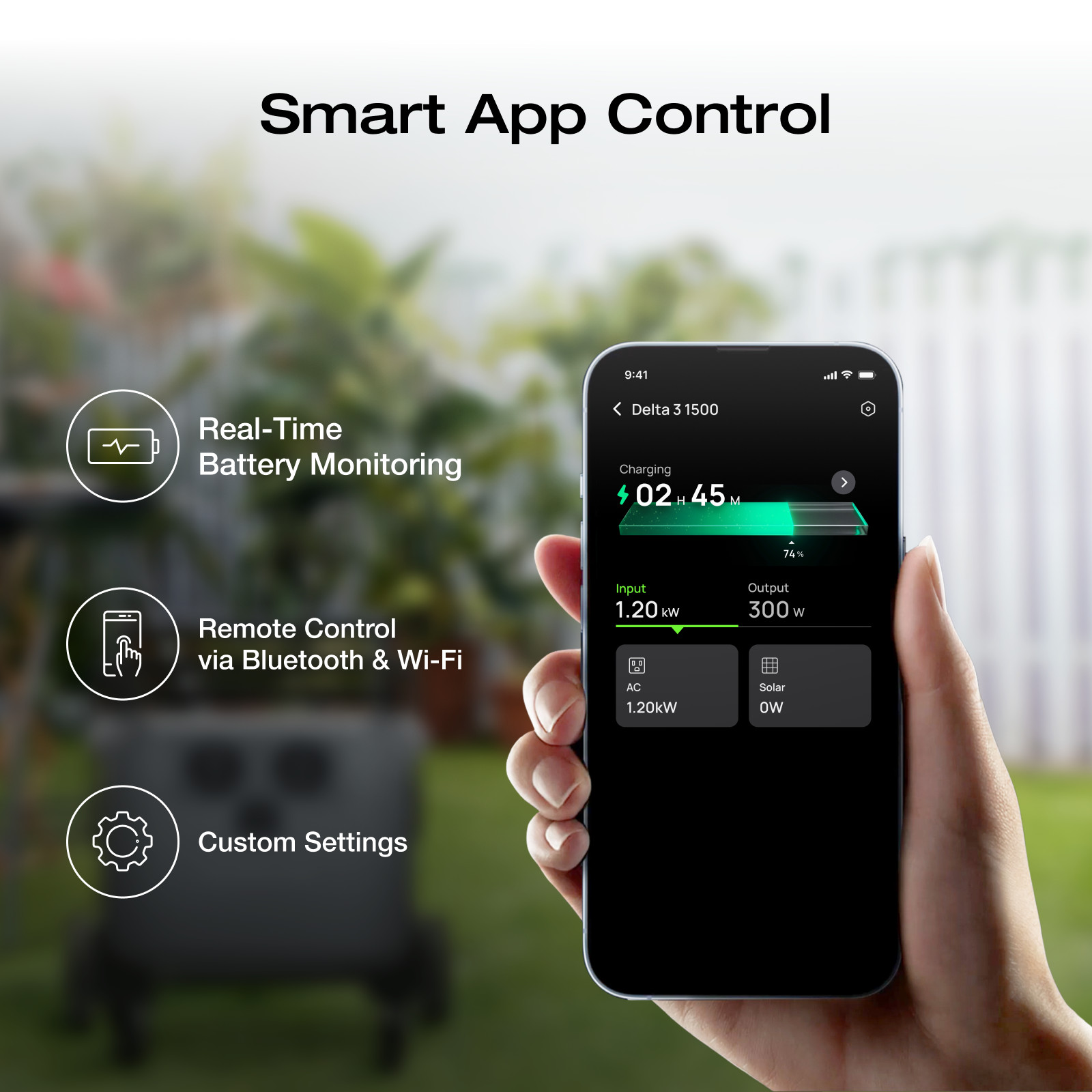 EcoFlow DELTA 3 1500 1536Wh Portable Power Station LFP Battery Refurbished