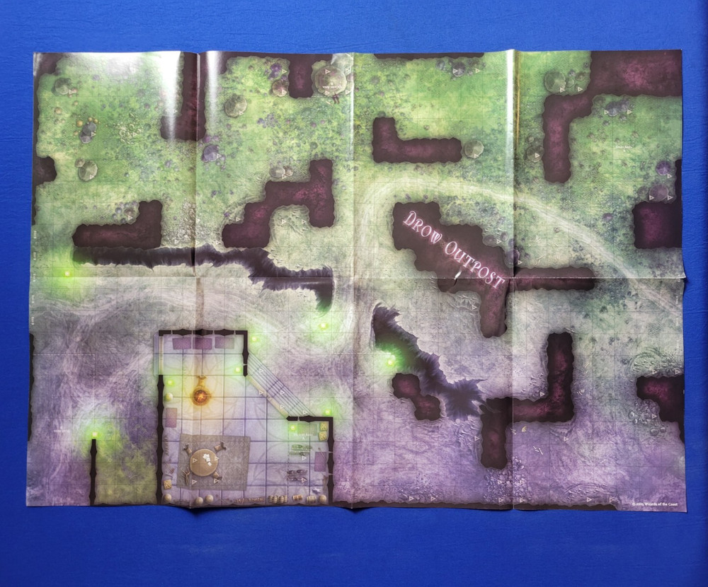 Drow Outpost Map (2005) - WOTC