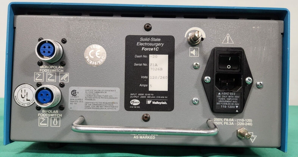 Pfizer ValleyLab Force 1C Solid-State ESU