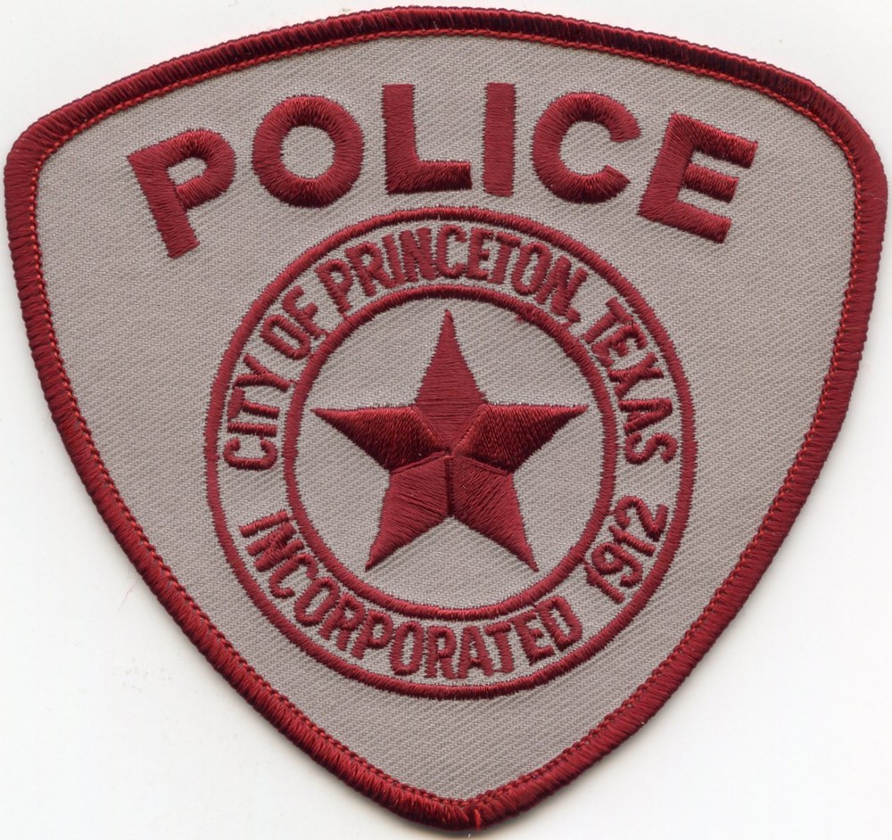 PRINCETON TEXAS TX POLICE PATCH