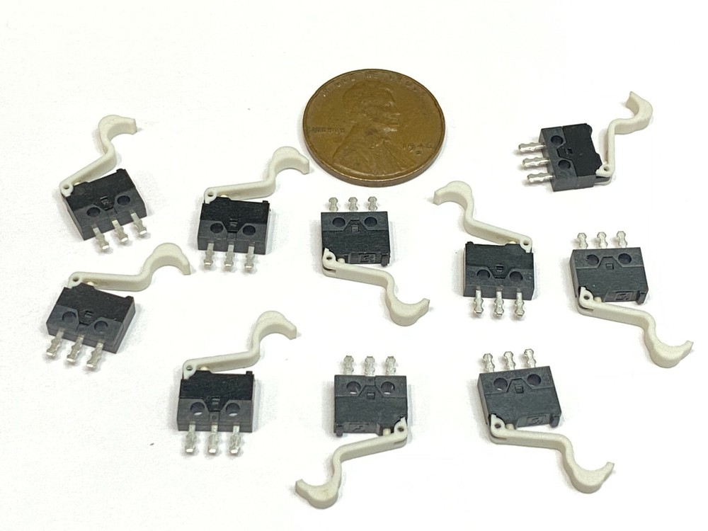 10 Pieces MX-1210 NC NO Microswitch Reset mini small Micro Limit Switch Lever