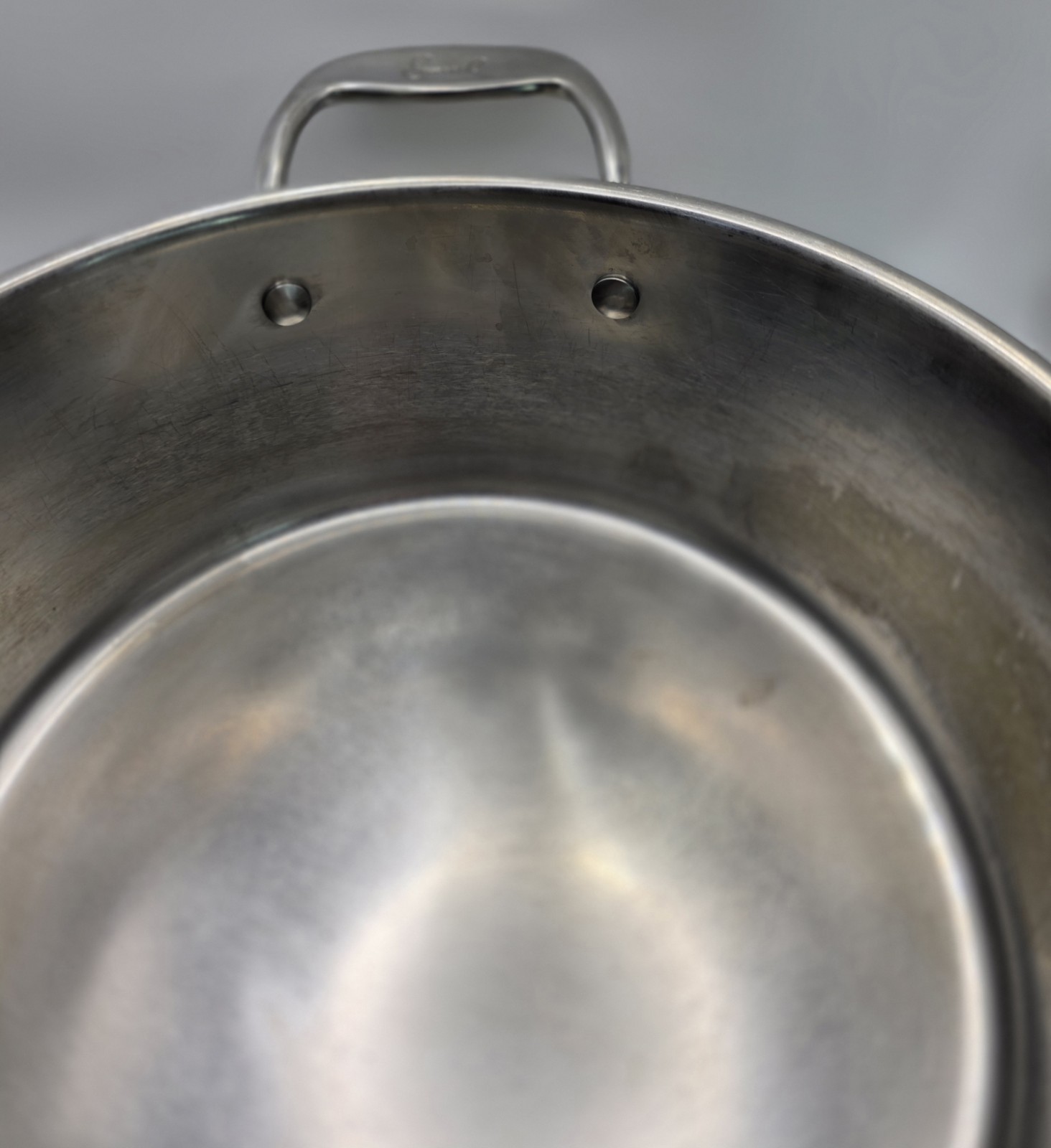 Emeril 6Qt Stainless Steel Copper Core Stock Pot with Glass Lid Double Handles