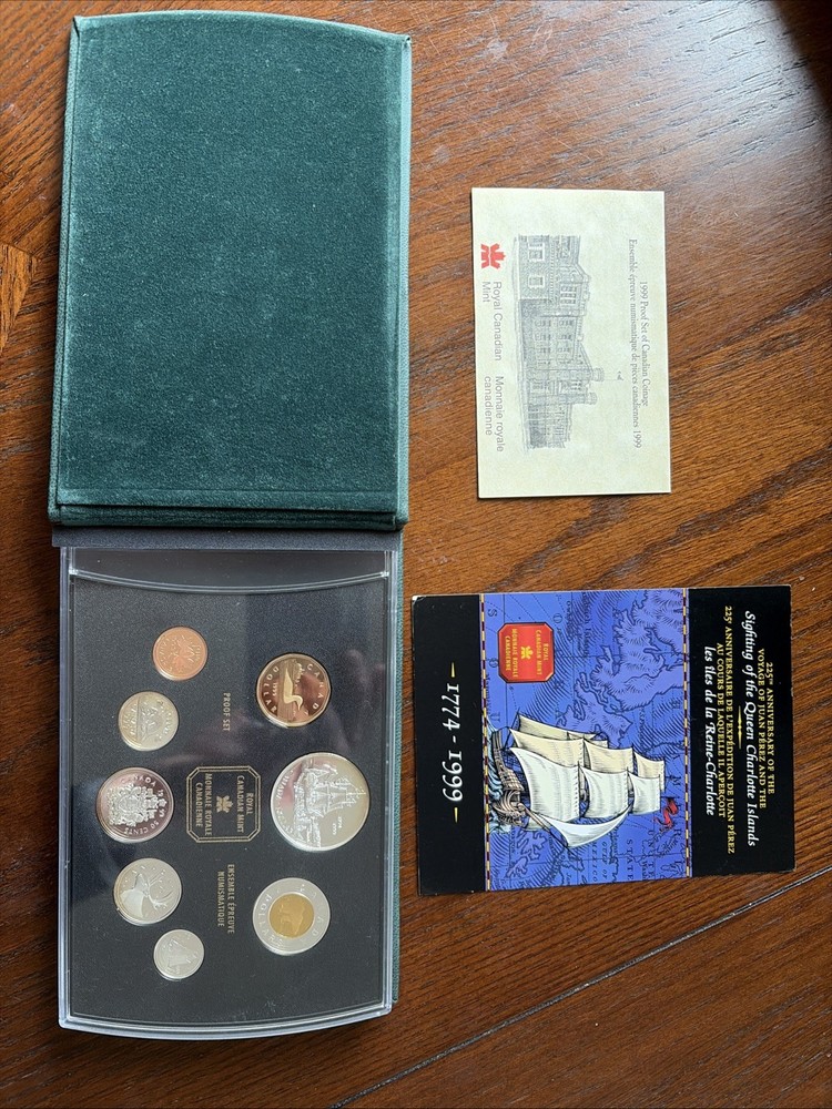 1999 Canada 8 Coin Proof Set - With Special Edition Silver Dollar #coinsofcanada