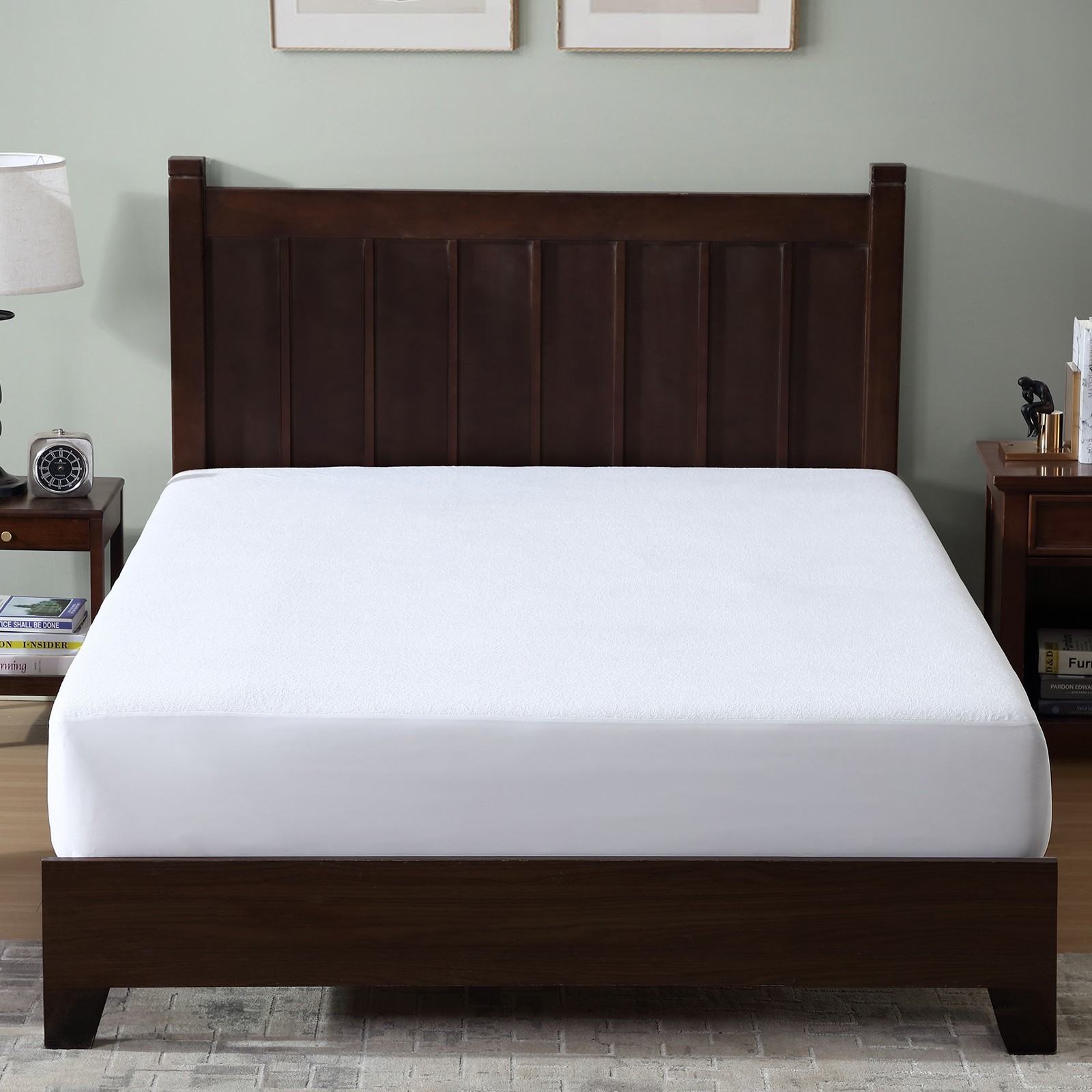 Waterproof Mattress Protector Cover Soft Terry Deep Pocket up to 18" ClevaHome