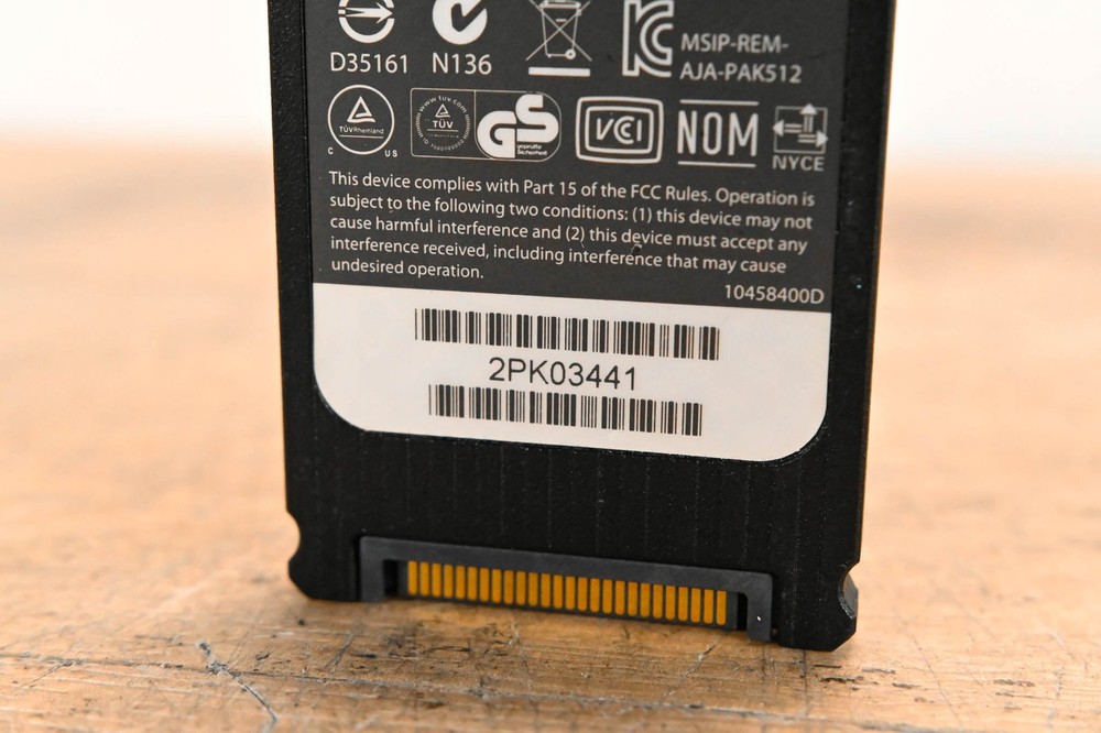 AJA PAK512 SSD Module for Ki Pro Systems CG01WEF