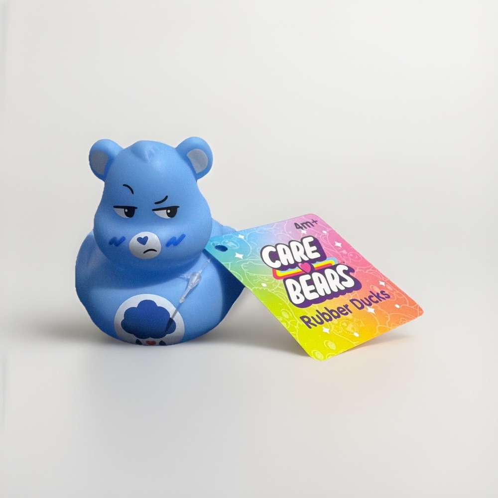 Grumpy Bear CARE BEAR Rubber Duck Approx 3”