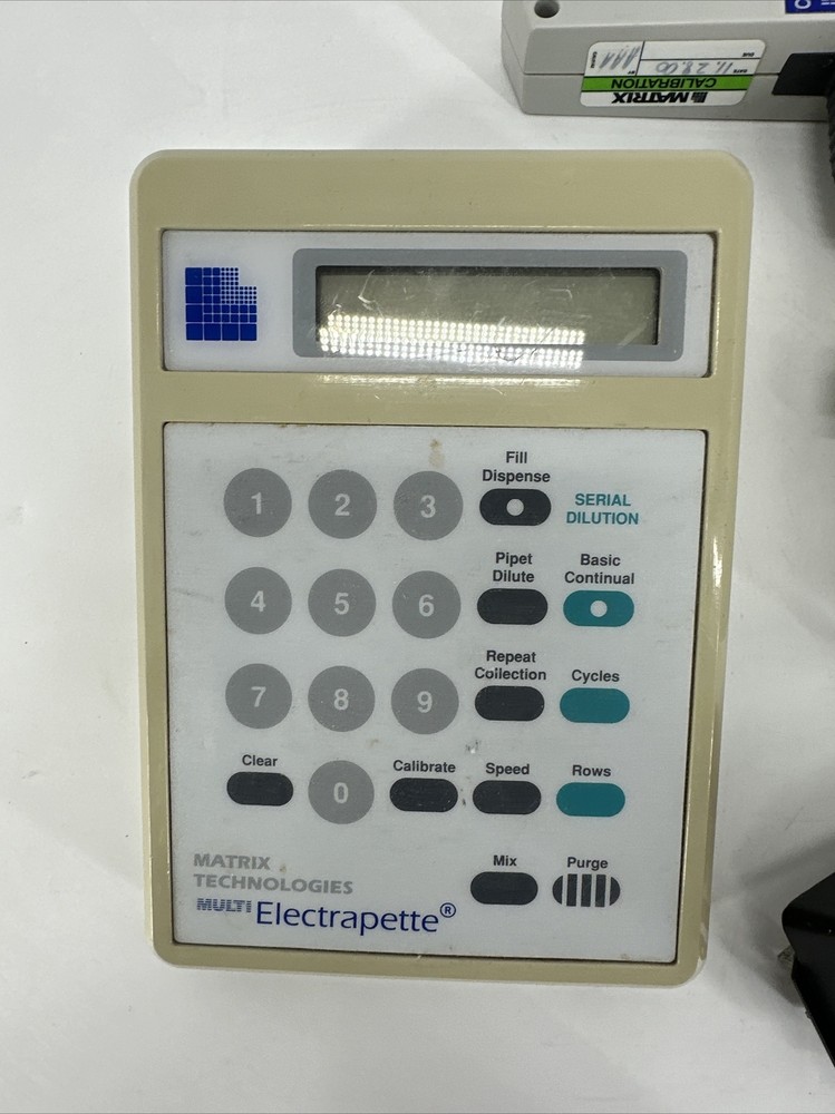 Matrix Technologies Multi Electrapette Consol with Multi 8 Channel 1250 Pipette