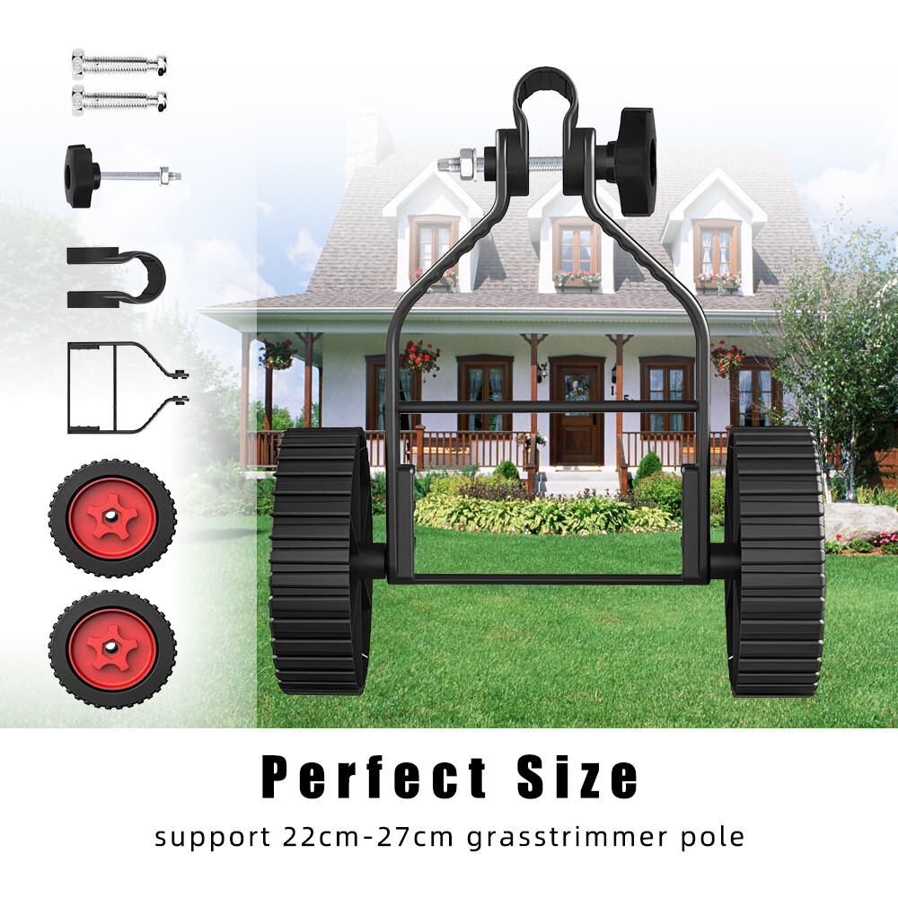 Hot Universal Grass Trimmer Adjustable Support Wheel Ready To Adjust