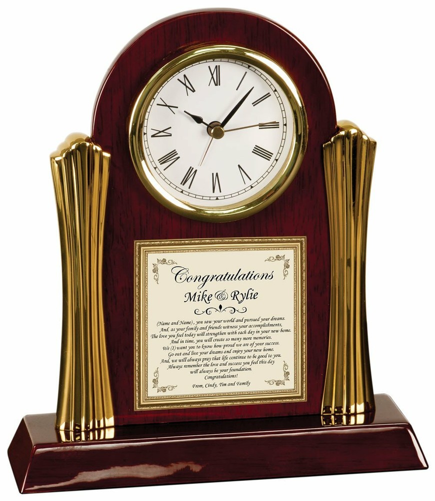 Housewarming Gift Clock Poem