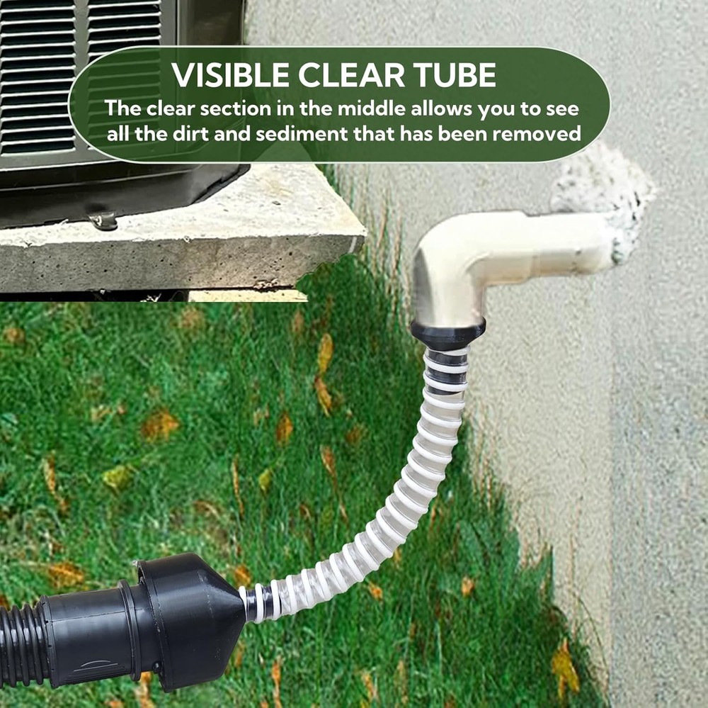 Versatile AC Drain Lines Cleaner Tool for Wet Vac - Easy & Efficient Maintenance