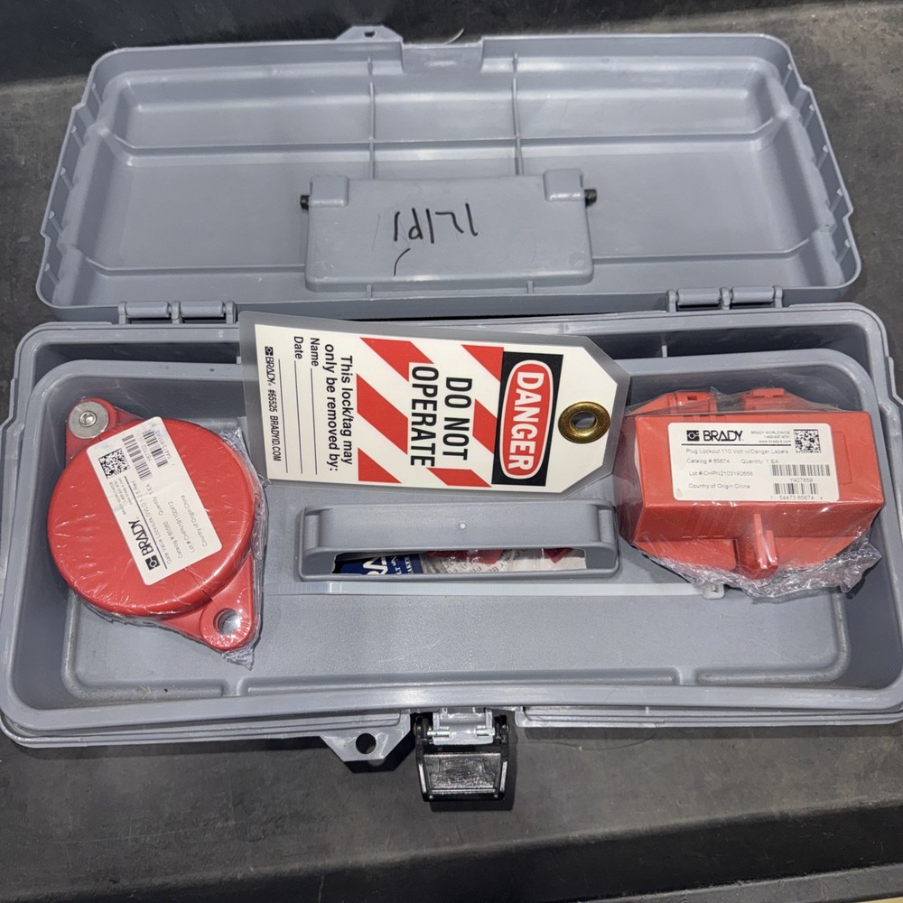 BRADY Y67520 LOCKOUT TOOL BOX