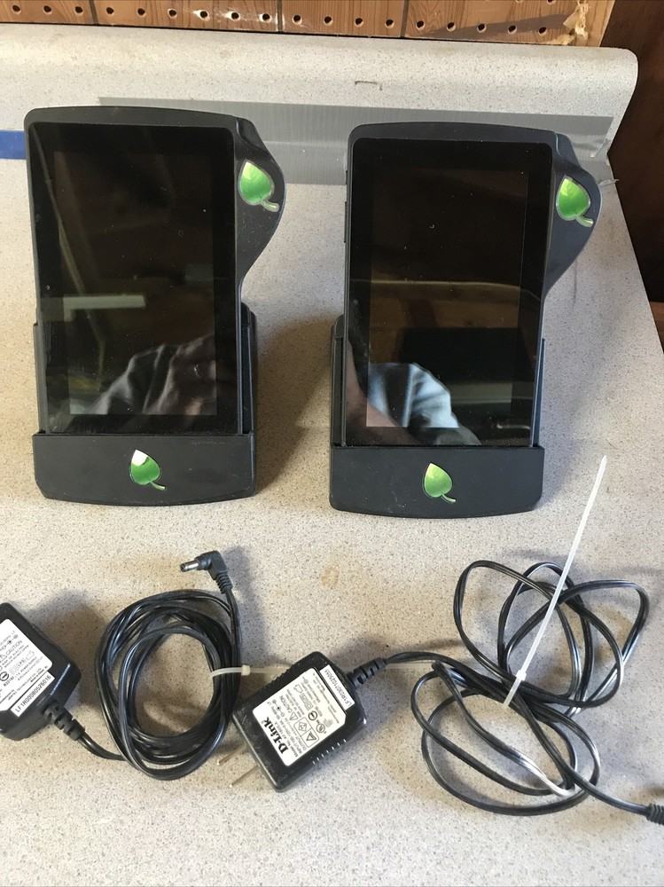 2 Leaf POS Systems With Docking/charging Stations