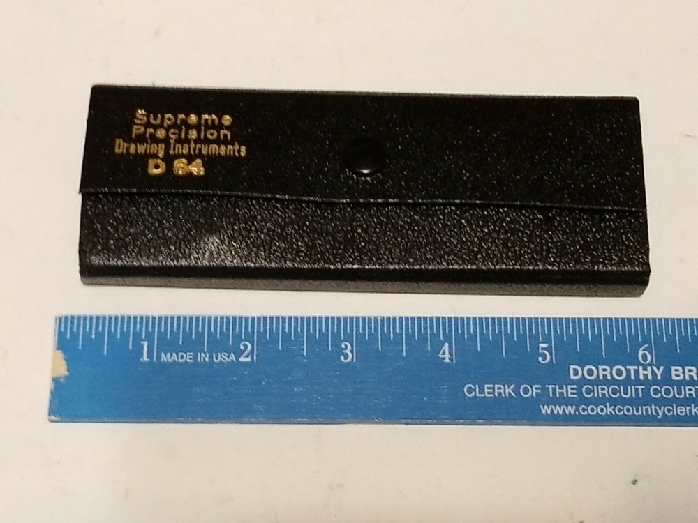 NOS Vintage Precision Supreme Drawing Instruments D64 Drafting Navigation Set
