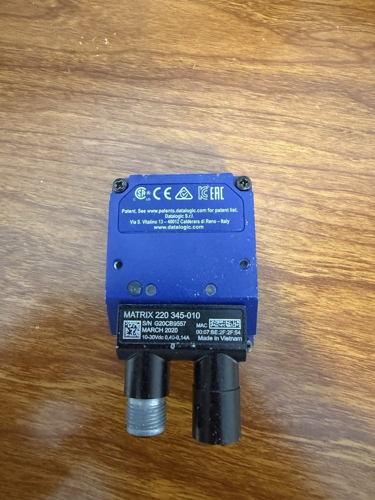 DATALOGIC MATRIX 220 345-010 Barcode Reader, USED LAB EQUIPMENT, NO CABLING