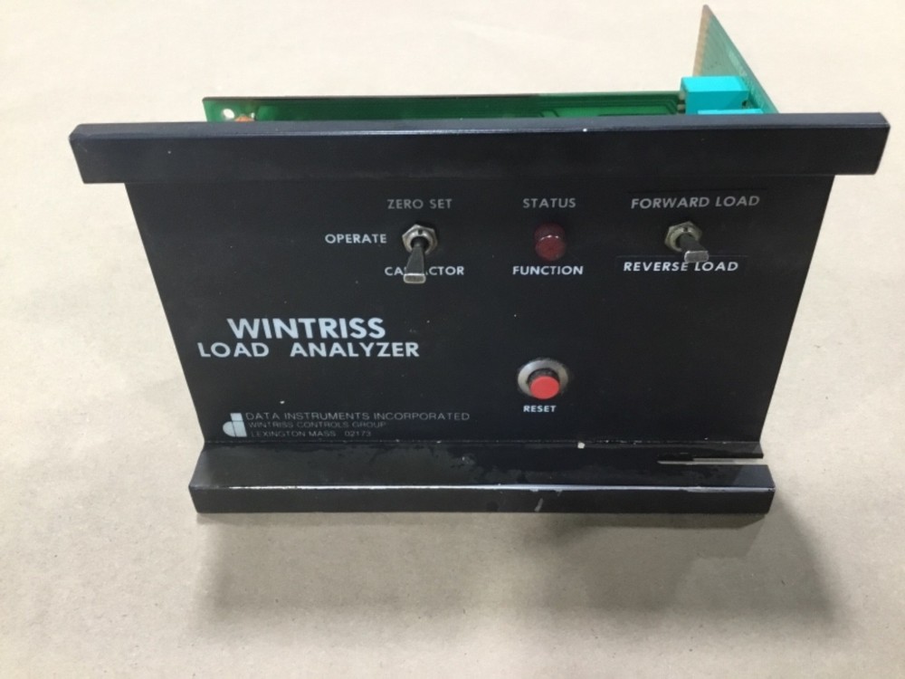 Data Instruments Wintriss Load Analyzer Forward/Reverse C-50478 C-50475 #022D15