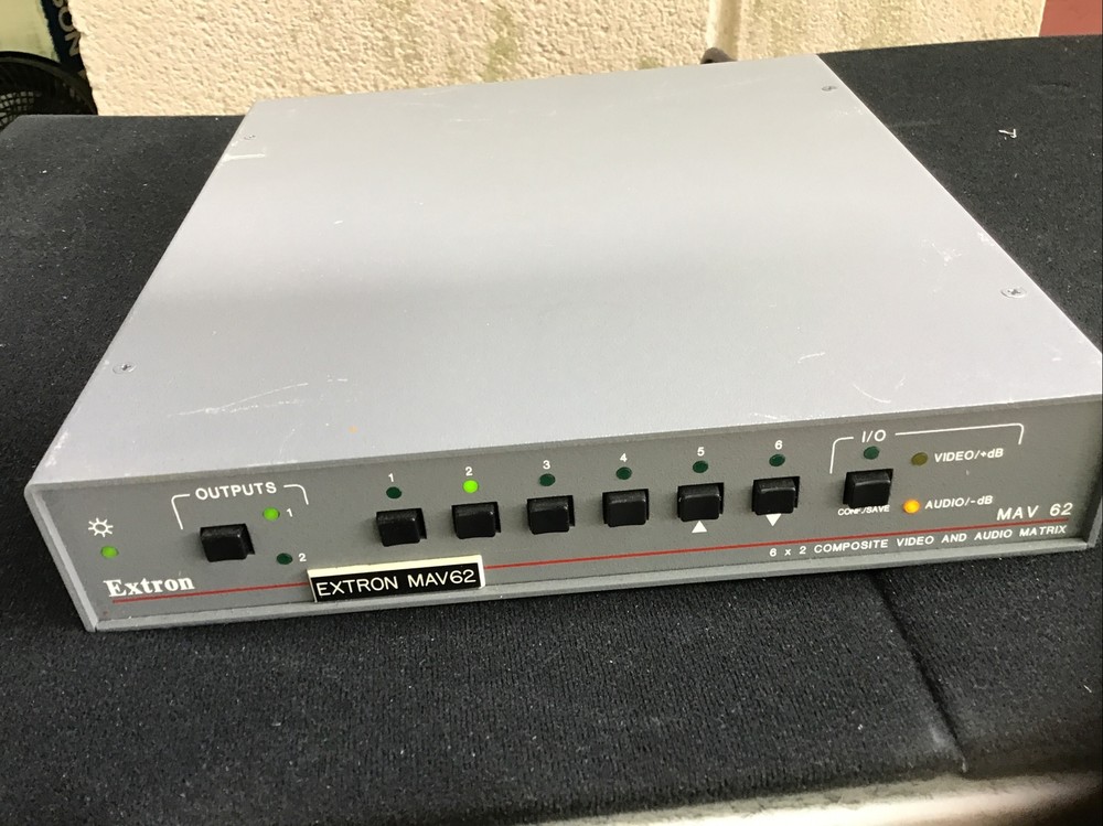 Extron 6x2 Composite Video And Audio Matrix MAV 62