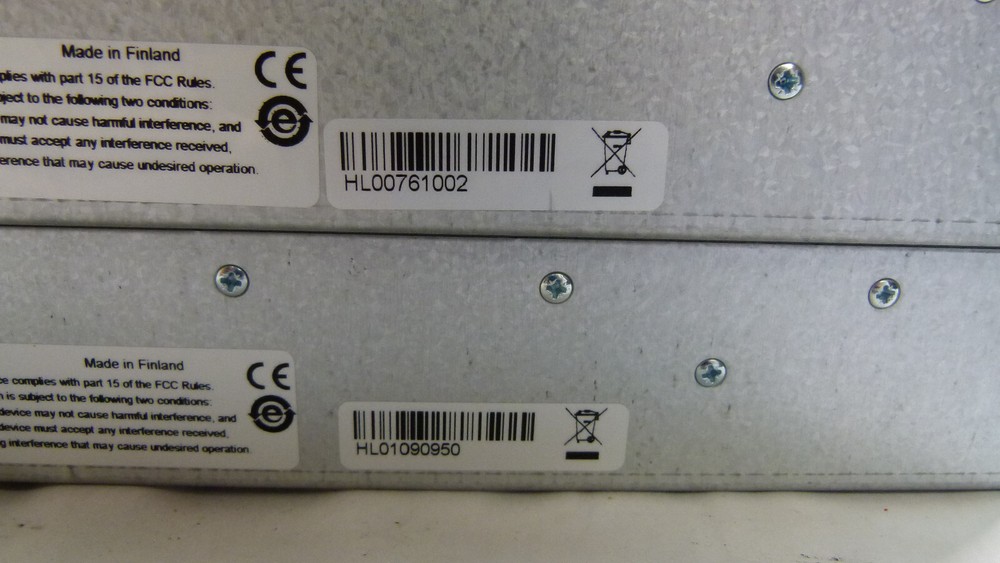 Lot of 2 - Teleste D8C0-FTR-X-D1 Video Processor MPEG-4 Easi MPX Video Decoder